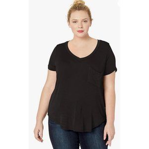 SOMA one pocket black Oversized Tee Shirt XXL